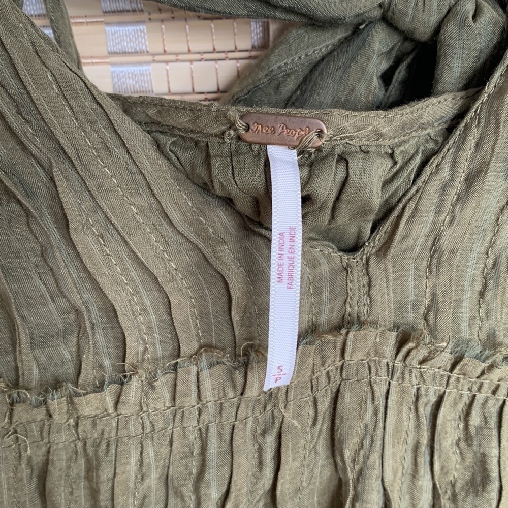 Free People Frankie Pintuck Maxi Dress Size Small, oversized - Picture 10 of 16